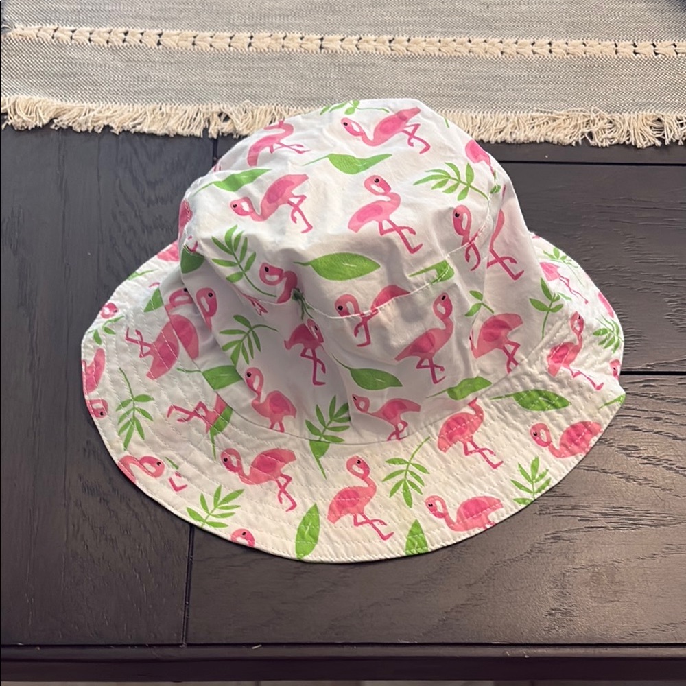 Flamingo Print Bucket Hat